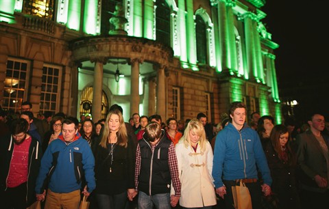 IRELAND Belfast Peacemovement