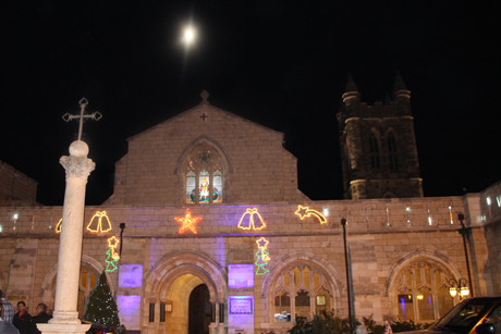 GBD_St -George -Cathedral -Jerusalem -Christmas -lights