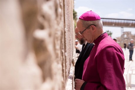 Lam Pal _ABC-Justin -Welby -Chief -Rabbi -UK-Ephraim -Mirvis -pray -Western -Wall -May -2017