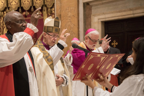ACR_Abp -Bernard -Ntahoturi -Abp -Justin -Welby -Abp -Paul -Gallagher -evensong -blessing -171026