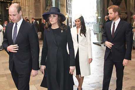 WAbbey -Picture -Partnership _Commonwealth -Day -Service -Princes -William -Harry -Katherine -Meghan -Markle _180312_460x 307