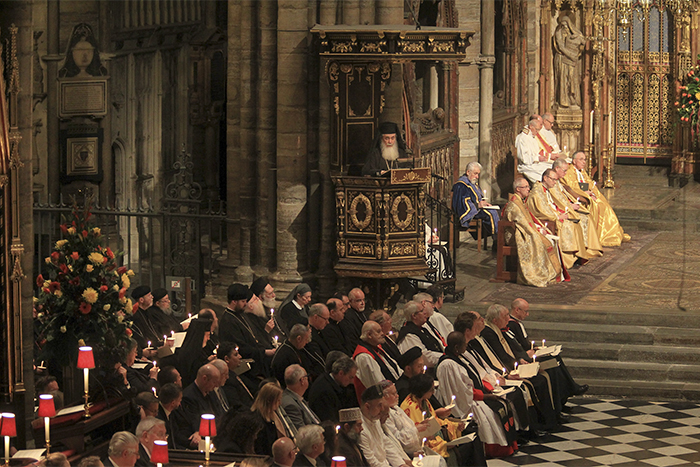 WAbbey -Andrew -Dunsmore _Greek -Orthodox -Patriarch -Jerusalem -Theophilos -III-service -Middle -East -181204_700x 467