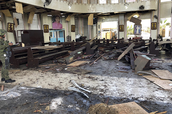 Armed -Forces -Philippines _Aftermath -bomb -blast -Our -Lady -of -Mount -Carmel -Cathedral -Barangay -Walled -City -Jolo -190127_700x 467