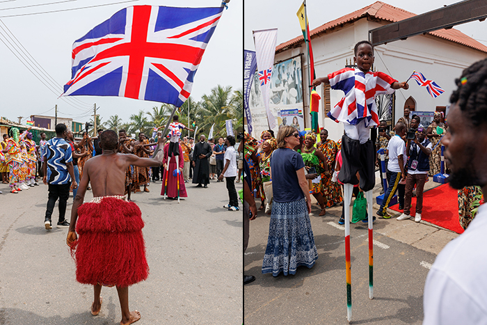 Neil -Turner -ACO_Abp -Justin -Welby -ABC-entertainers -welcome -guests -to -Omanhene -Osabarimba -Kwesi -Atta -II-Cape -Coas -ACC18_230215_700x 467