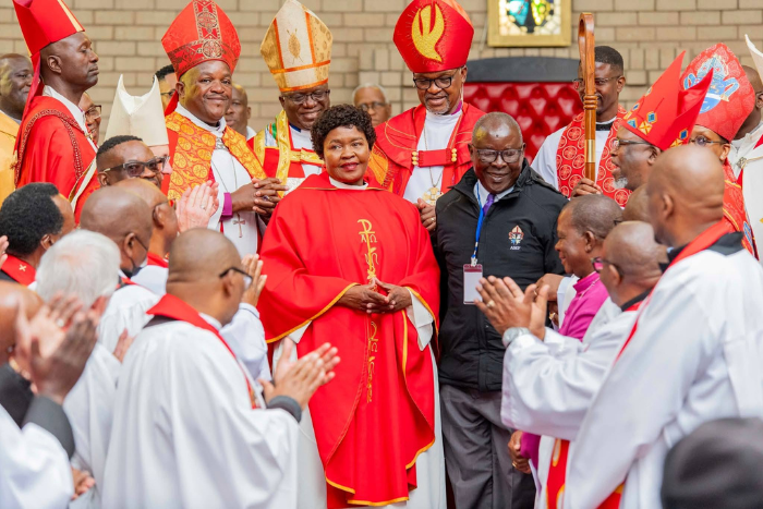 The Revd Florence Bogopa is one of 14 women ordained in the Province of the Church in Central Africa