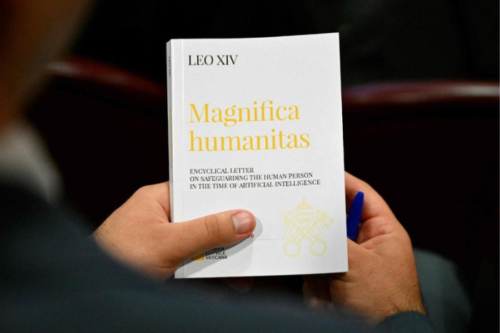 Pope Leo XIV has released his first papal encyclical titled 'Magnifica Humanitas' about the expanding role of Artificial Intelligence in the modern day